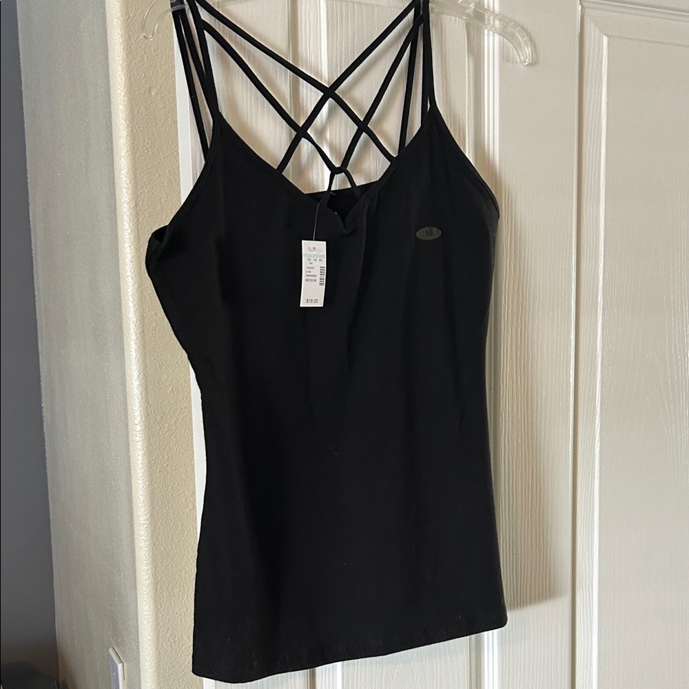 Maurices Black Strappy Camisole